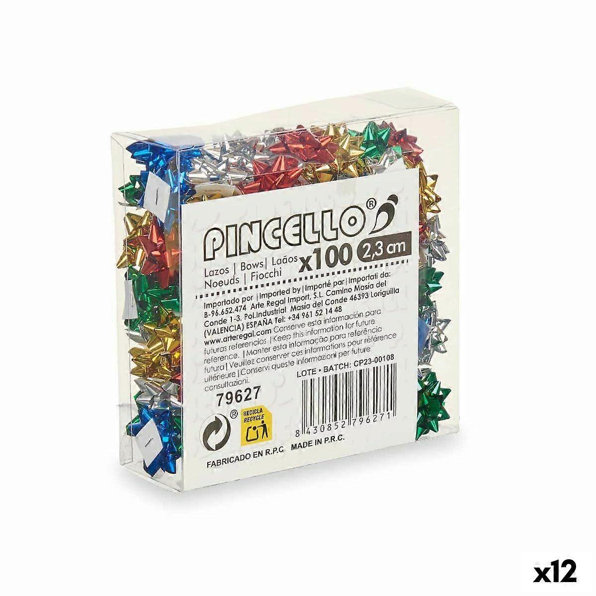 Loops Pincello PVC 2,3 cm 12 x 12 x 4 cm Shine Multicolour (12 Units)