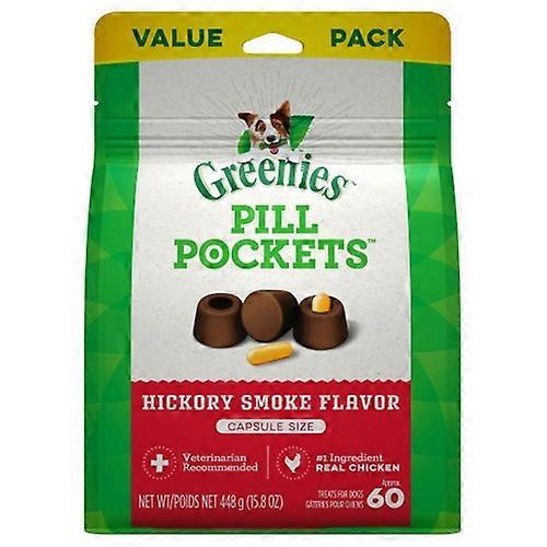 Greenies Pill Pockets 狗零食山核桃烟熏味,15.8 盎司