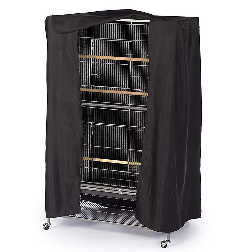 Large Birds Cage Cover Durable Lightweight Solid Parrots Sleep Helper Cover Black New