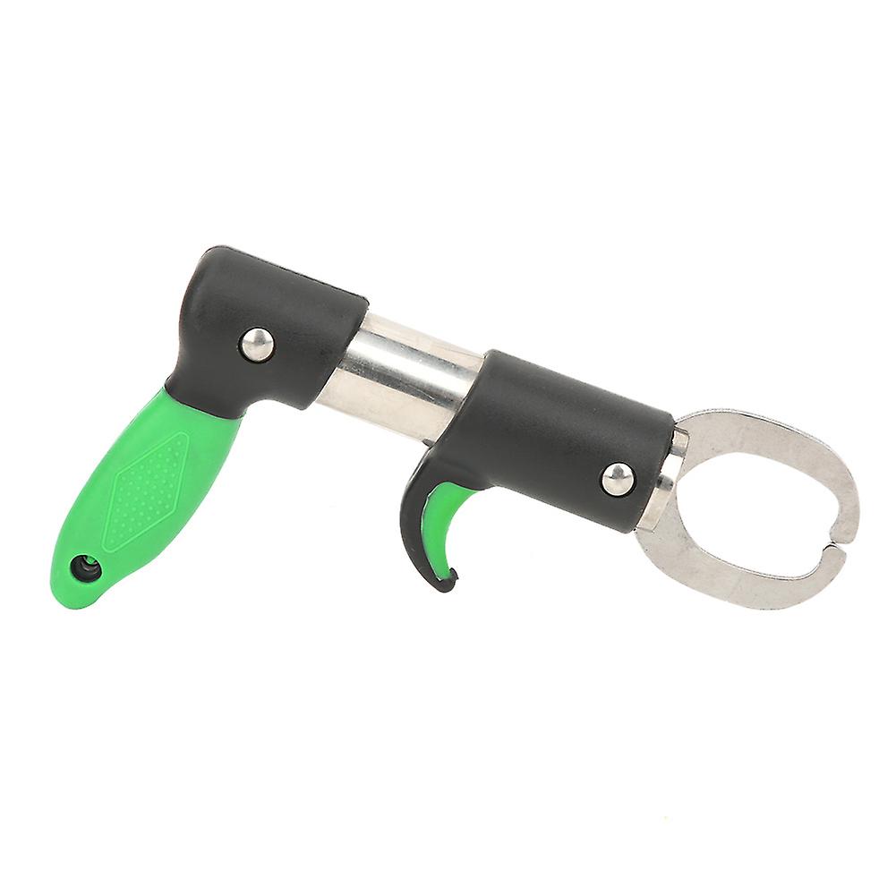 Stainless Steel Fish Control Gripper Lure Clamp Accessory Green