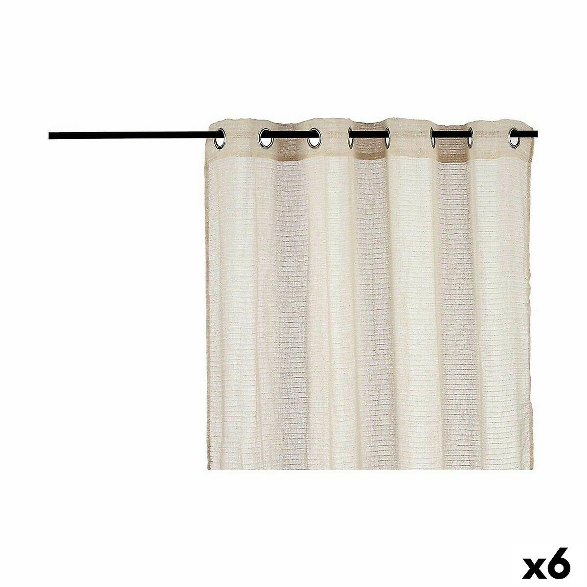 Curtain Gift Decor Beige 140 x 0.1 x 260 cm 34 x 3.5 x 26 cm