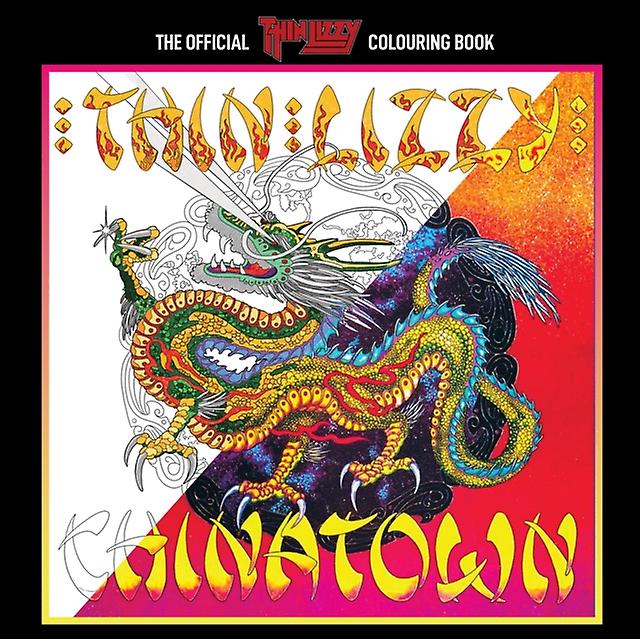 The Official Thin Lizzy Colouring Book by Rock N Roll Colouring Paperback