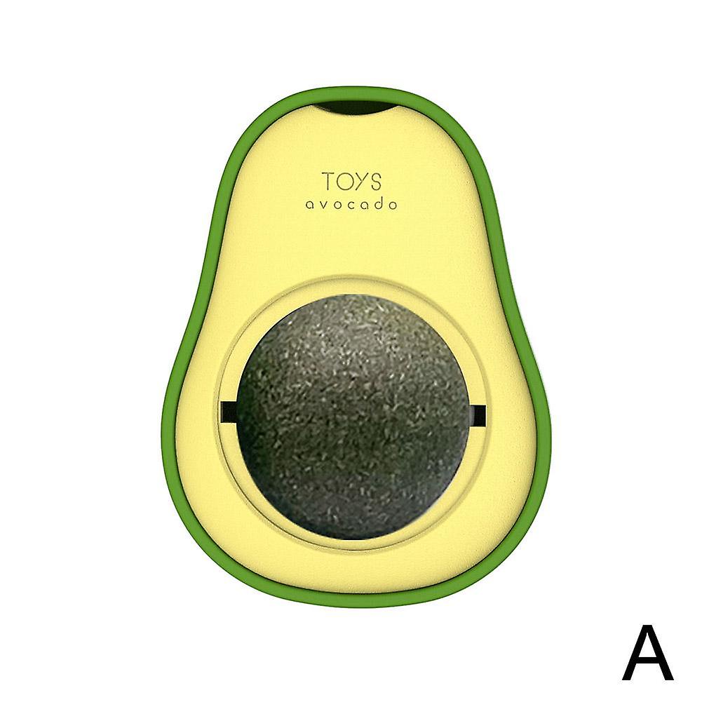 Cat Licking Toys Natural Cat Stickers Avocado Style Fruit Cat Clean Intestinal