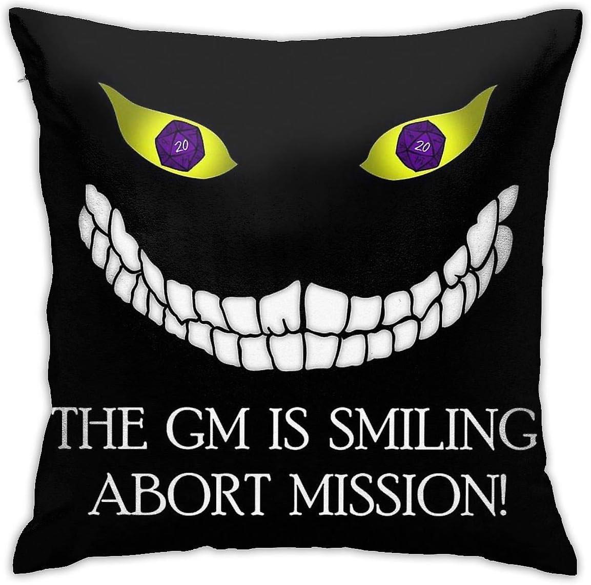 GMは、ソファ寝室45CM * 45CM AA-1883のためのクッションスロー枕カバー装飾的な枕カバーの笑顔です