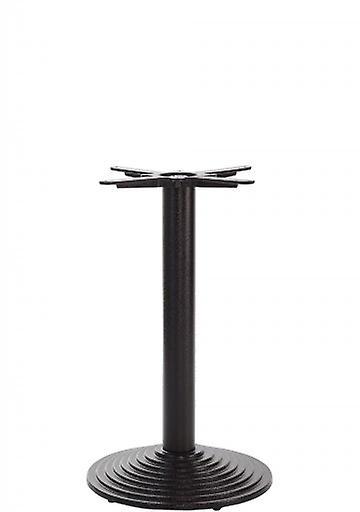 Black Cast Iron Round Step Table Base - Medium - Height - 720 mm