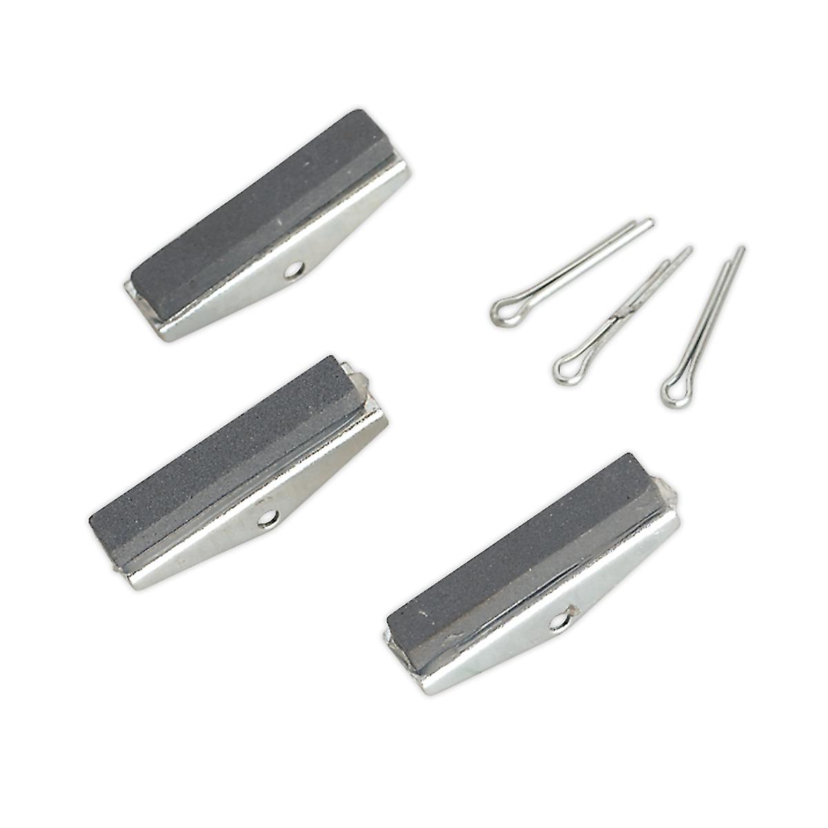 Sealey Vs0222 Cylinder Hone Stone Set 3 X 1-1/8 Fine