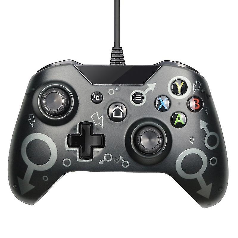 gamepad xbox one wired handle xboxone game controller-Grey
