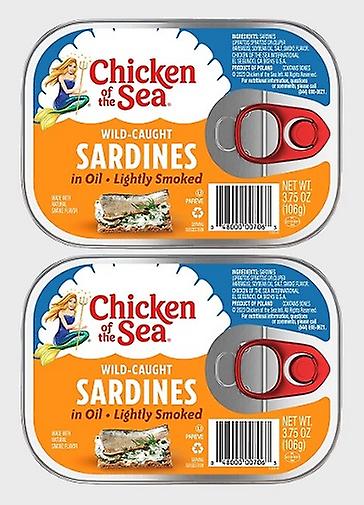 Chicken of the Sea Sardines Wild Caught in Oil Lightly Smoked 2 Pack