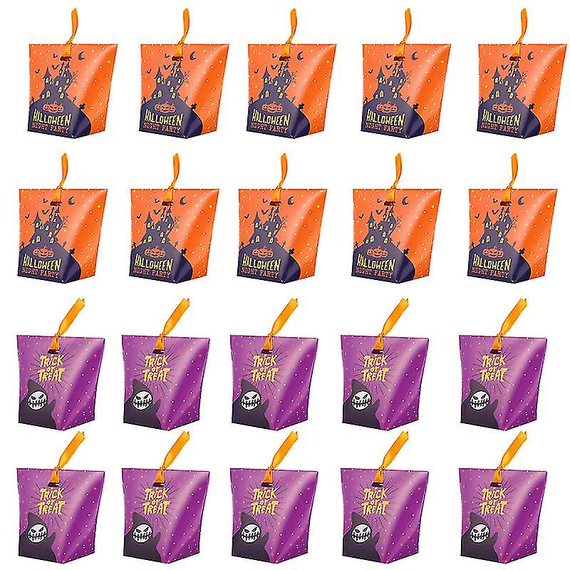 21pcs Paper Candy Box For Halloween Decorations