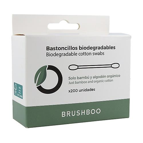 Bio bamboo and organic cotton buds 200 units