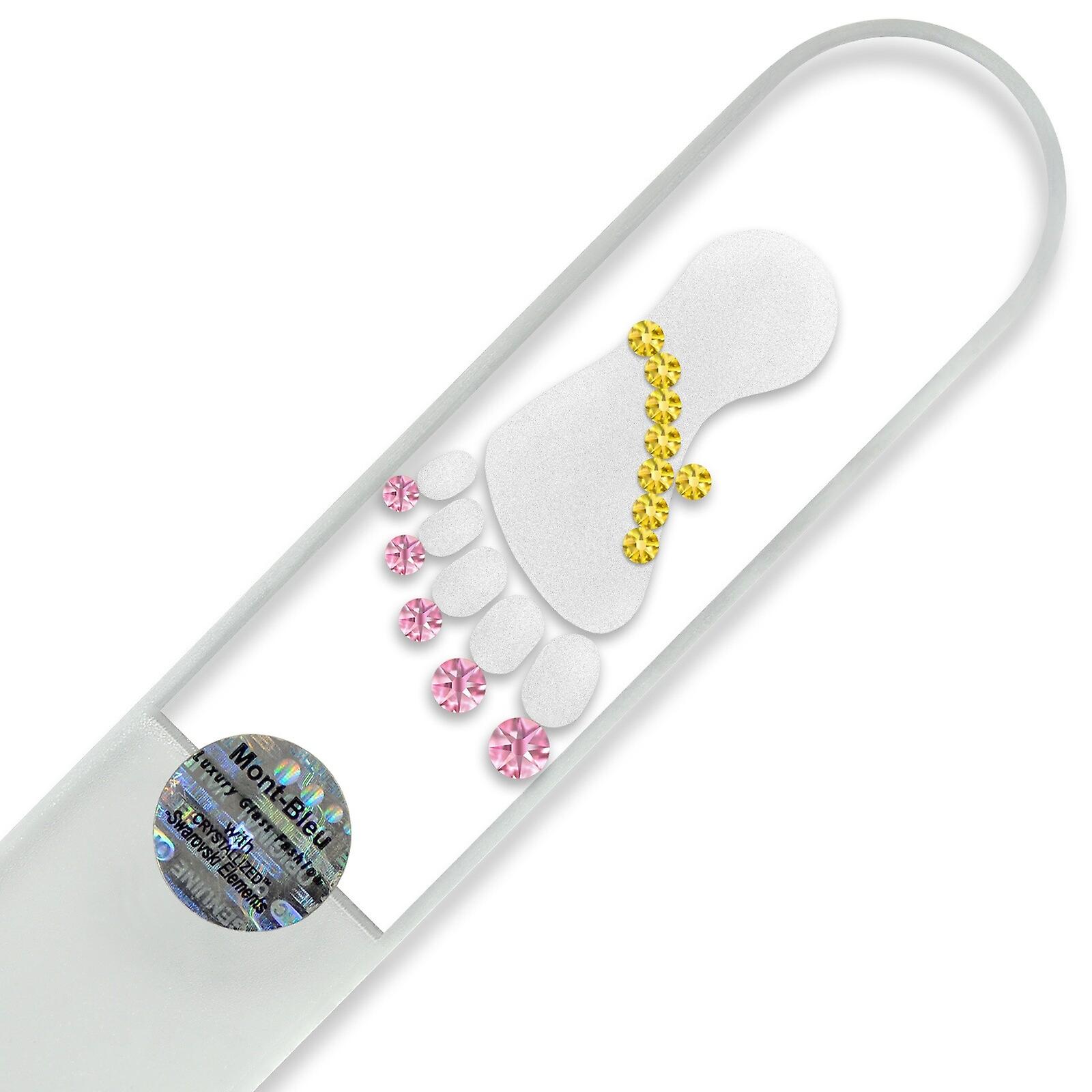 كبير كريستال مسمار ملف القدم 365-1 - توباز الخفيفة