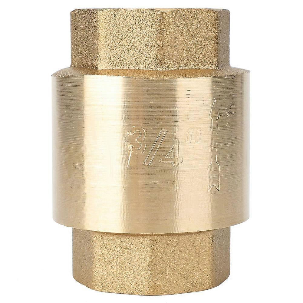 High Accuracy Brass Threaded One Way Non Return Check Valve For Water Gas Oil (G3/4")