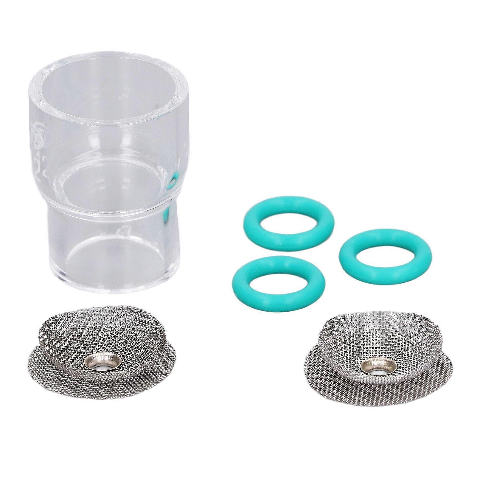 TIG Welding Parts Glass Cups O Rings Screen Mesh Consumables for WP?9/20 WP?17/18/26 WP24/25