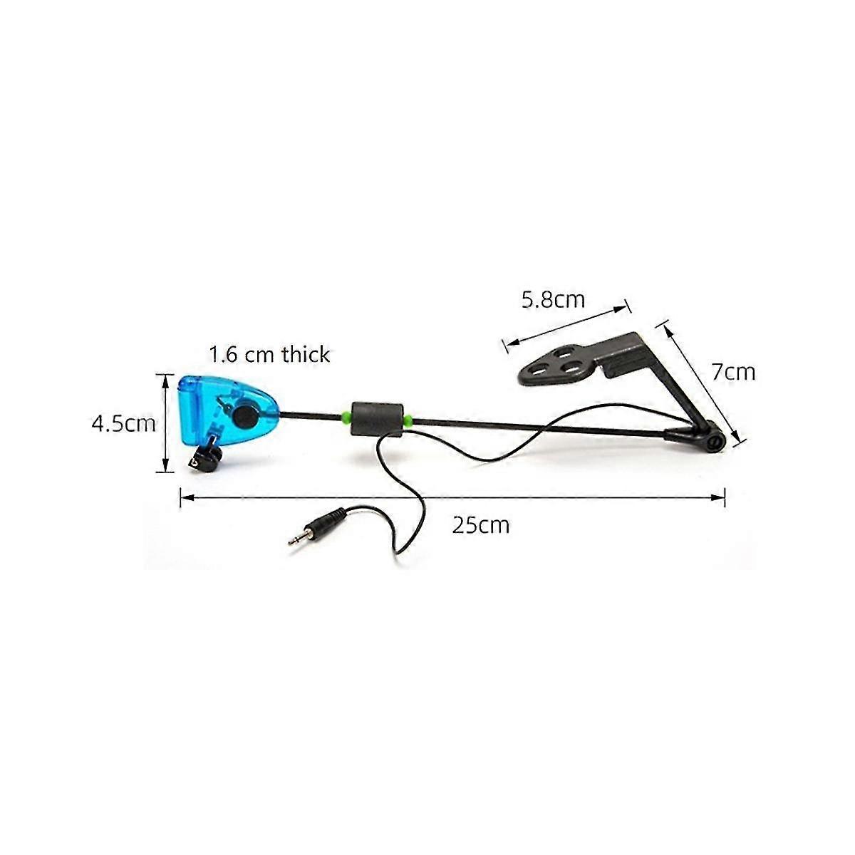 4ks Rybářské Swingers Set Rybářské Bite Alarm Indikátory V Pouzdře Na Zip LED Osvětlené Swinger Carp Rybářské Příslušenství