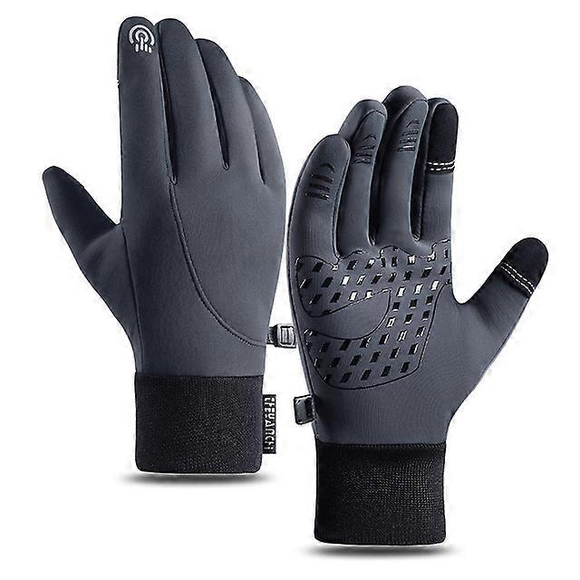 2 pairsWaterproof Cycling Gloves Winter Motorcycle Gloves