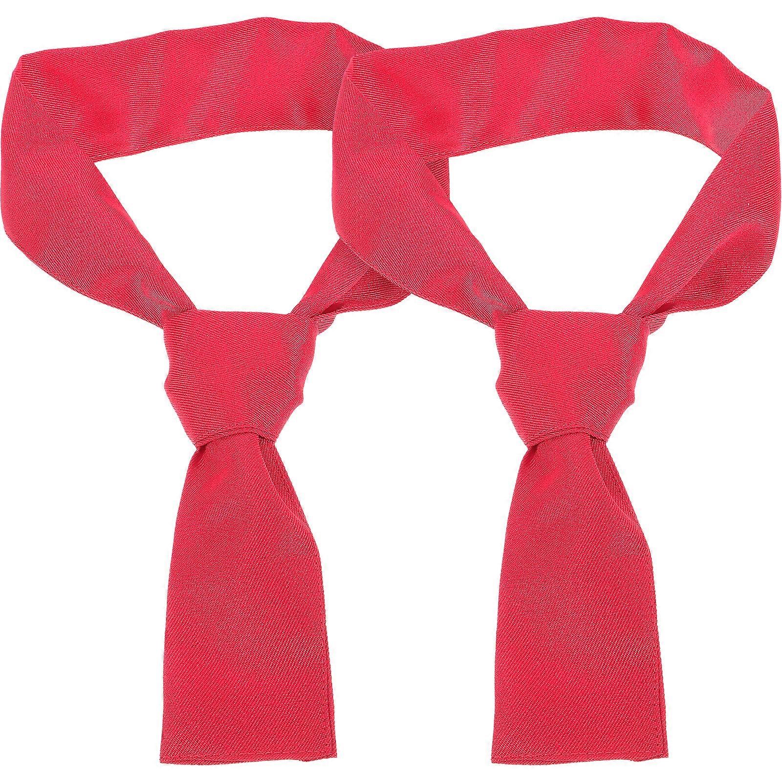 2Pcs Chef Neckerchief Comfortable Chef Working Neckerchief Washable Chef Neckerchief Baker Neckerchief