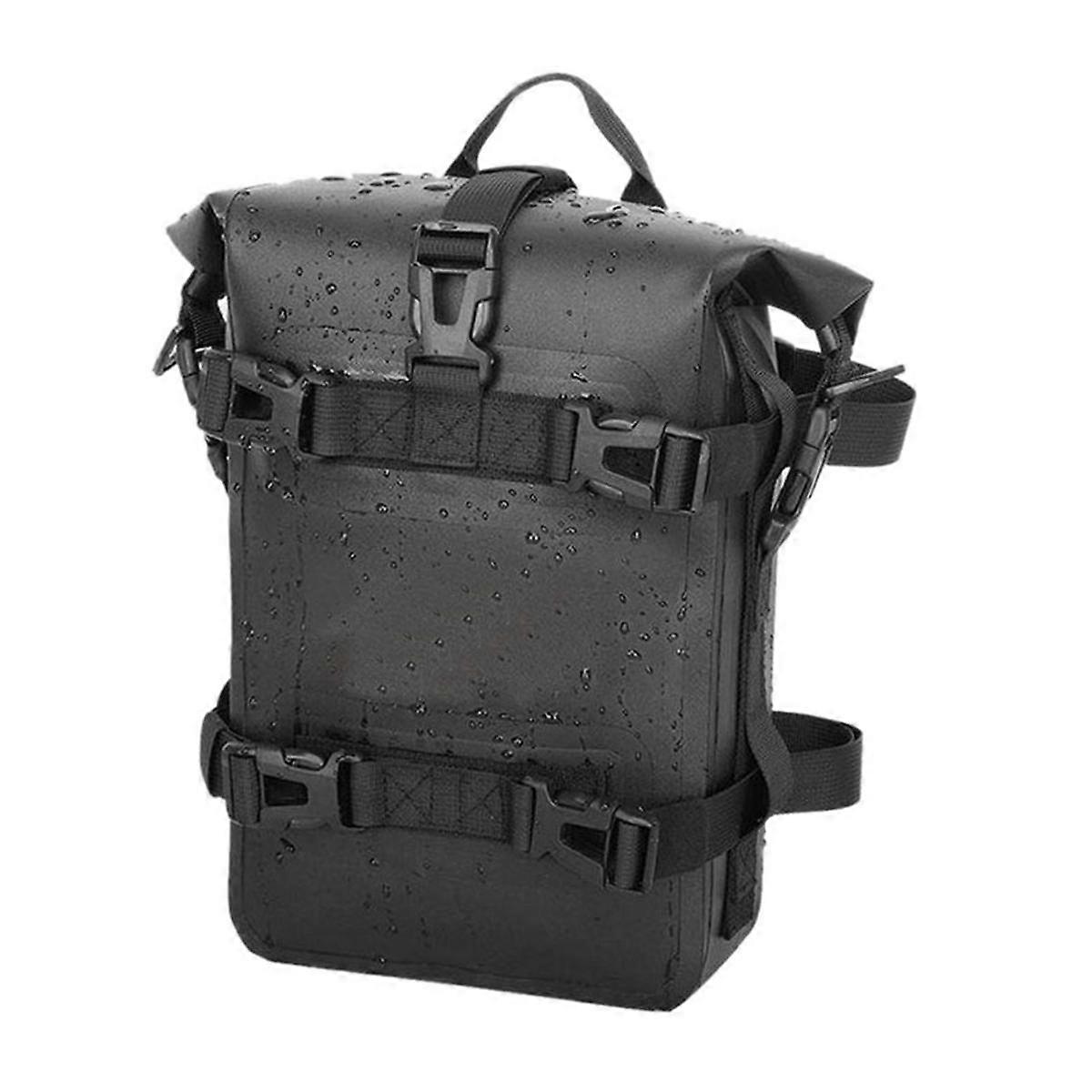 Motorbike Rear Rack Trunk Storage Bag Waterproof Motorcycle Bumper Bag with Shoulder Strap Riding Tools,Cycling Backpack