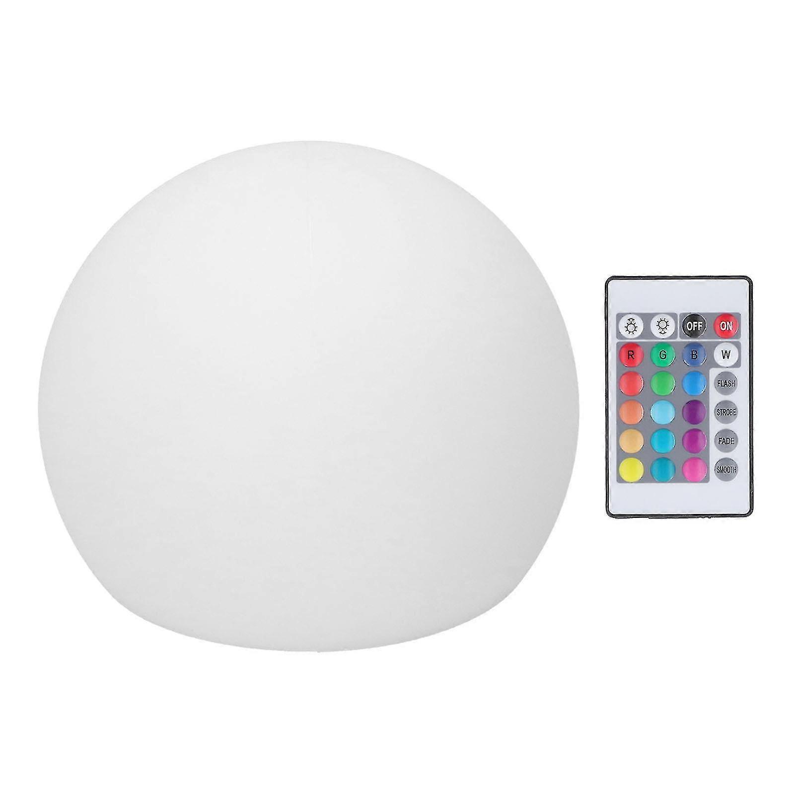 Led Ball Light Rgbw Globe Lamp Night Light With 16 Color Dimmable 4 Modes 24 Key Remote Control 12x12cm