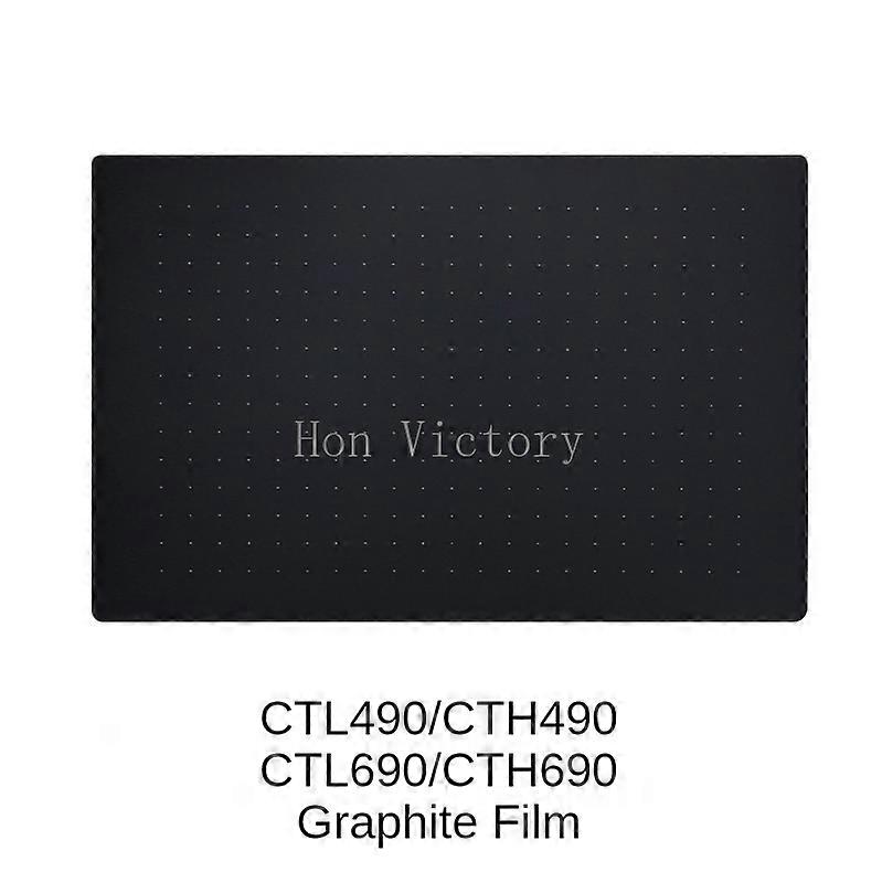 Schutzfolie für Wacom Ctl / cth 672 472 671 Pth / ptk 6100 Grafiktablett-Erweiterung handbemalte Graphitfolie Pth660