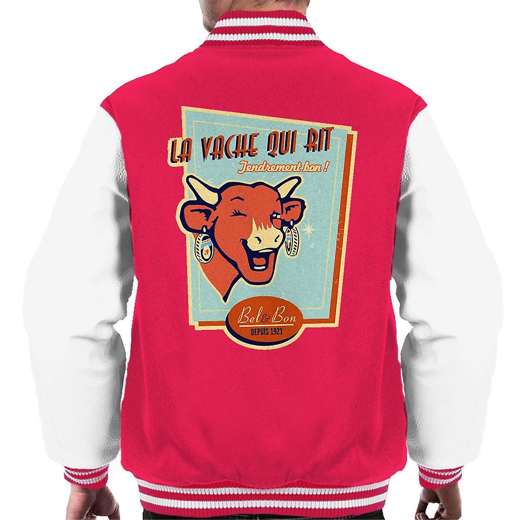 The Laughing Cow For Cheese Lovers Men's Varsity Jacket