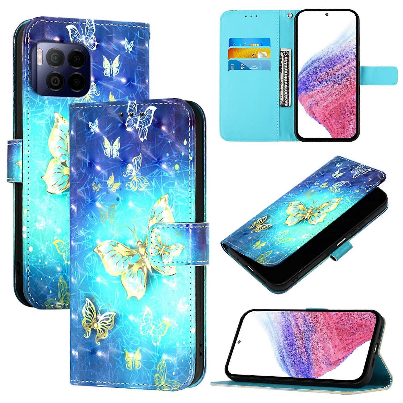 3D Painting PU Phone Case For T-Mobile REVVL 7 Pro