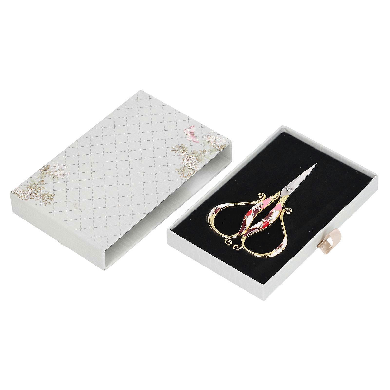 Vintage Embroidery Scissors Rustproof Stainless Steel Portable Craft Scissors Yarn Scissors For Art Work