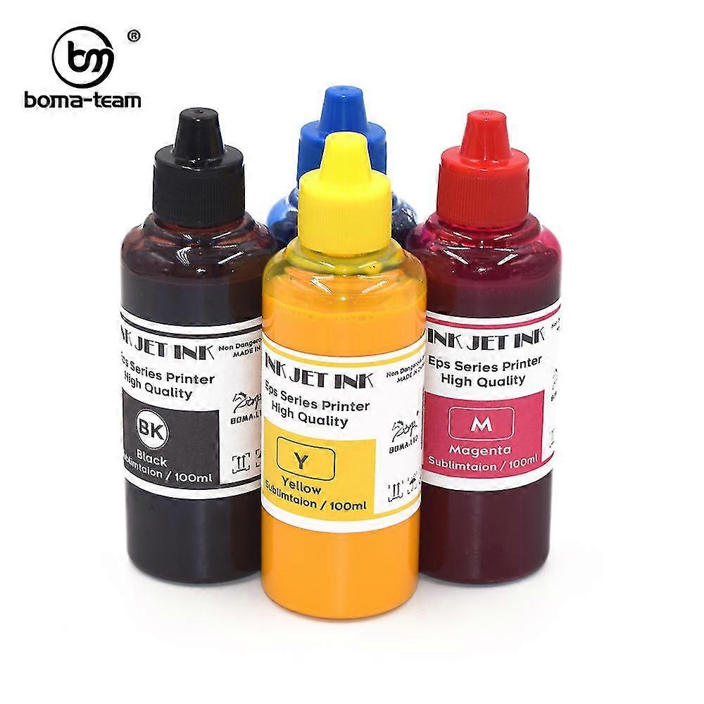 unique 100ML 4Colors Dye Sublimation Ink For Epson Workforce WF-8010 WF-8090 WF-8510 WF-8590 Printers