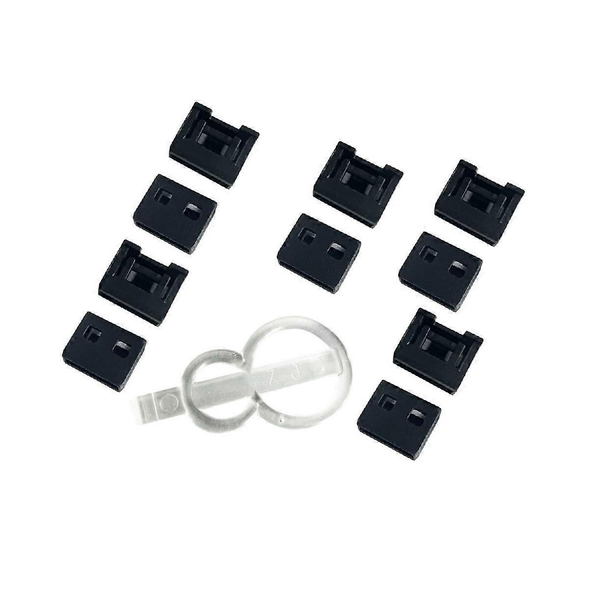 10Pcs USB Dust Plug Charger Port Cover Cap USB Security Lock Universal Protector PC Notebook Laptop