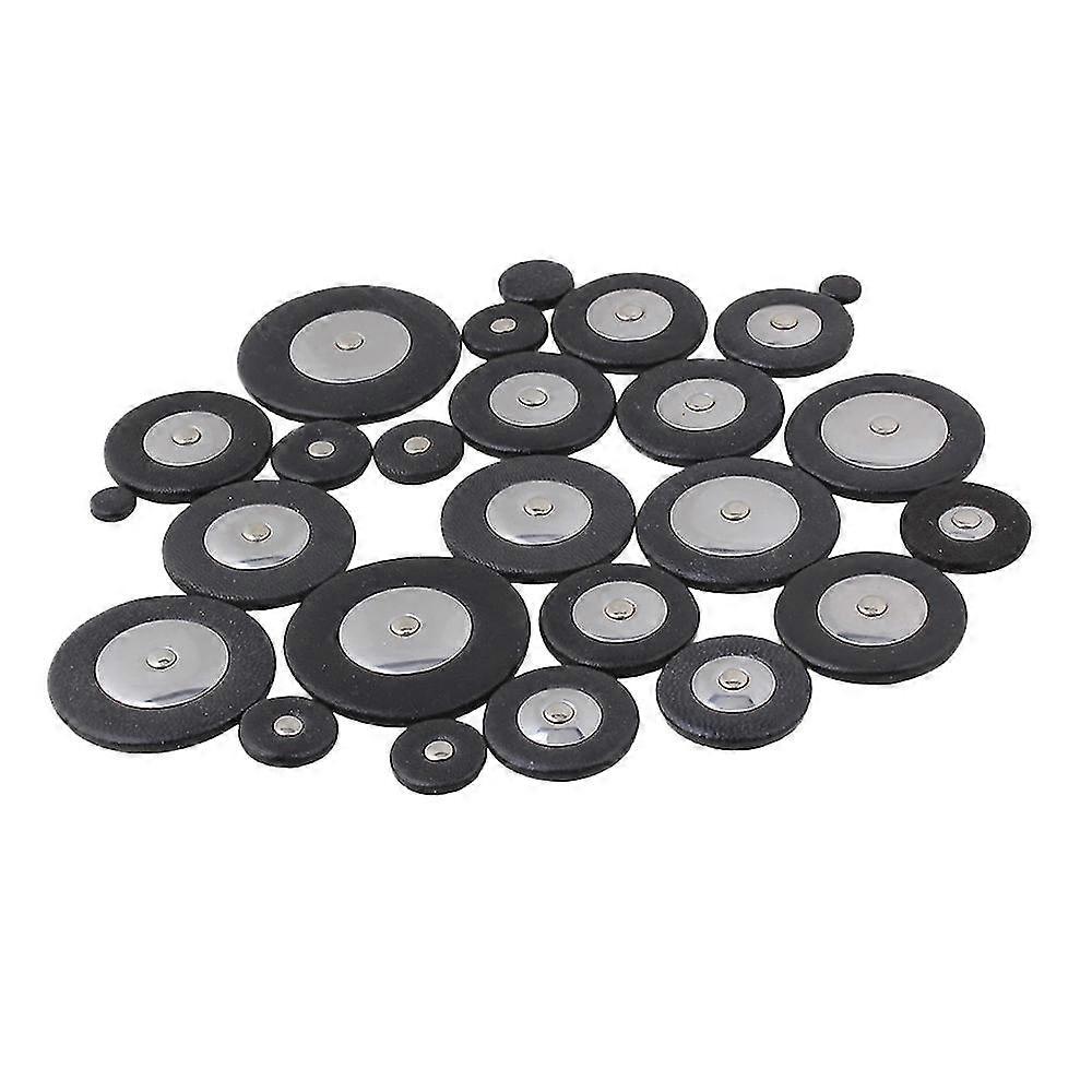 25 stk altsaksofon, skinnputer, sett saksofon, treblåstilbehør, svart