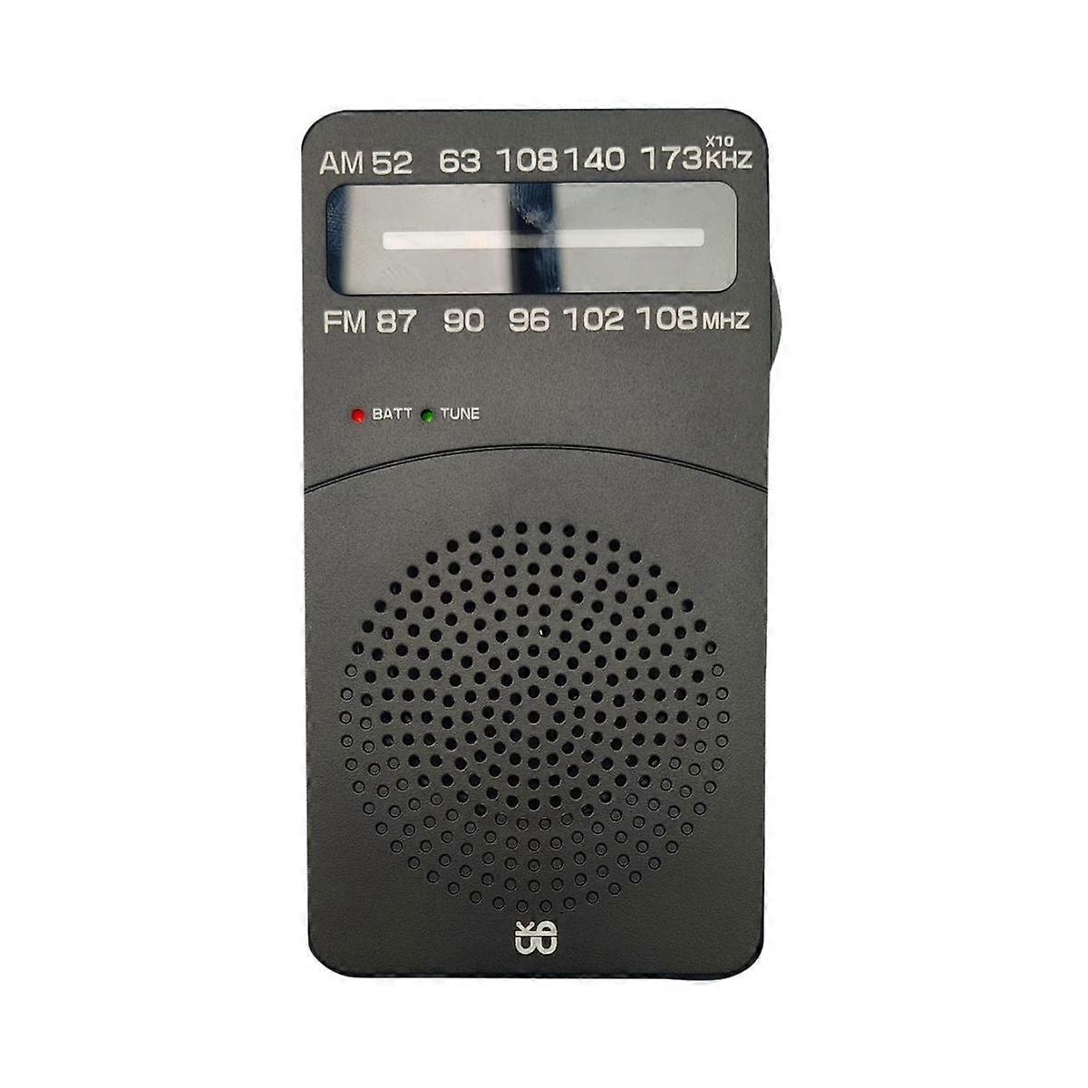 J-166 Pocket Portable Mini Radio FM/AM Digital Tuning Radio Receiver FM87-108MHz MP3 Music Player R