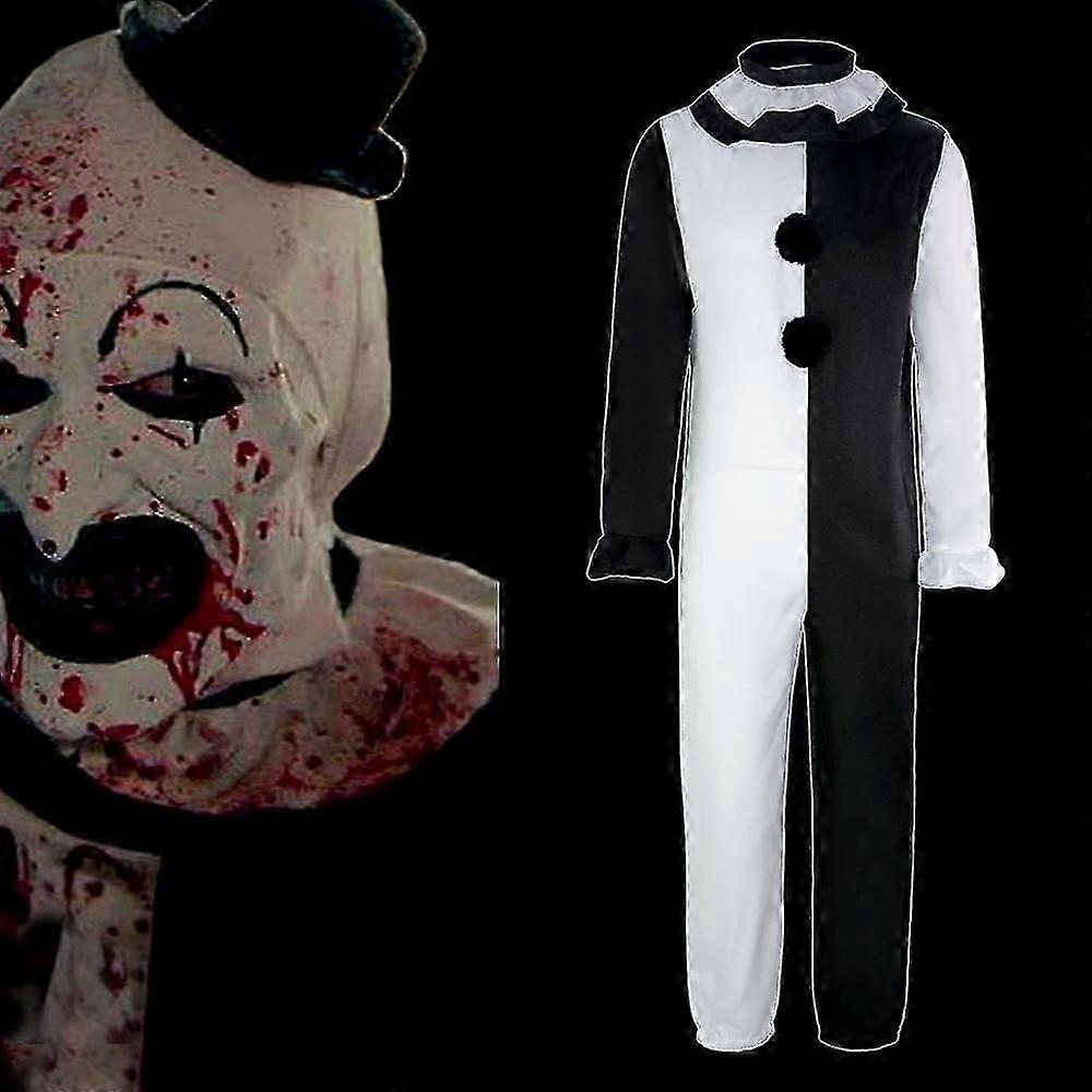 Costume De Clown Effrayant Pour Homme - Combinaison Pour Halloween, Cosplay Horreur, Carnaval - 9