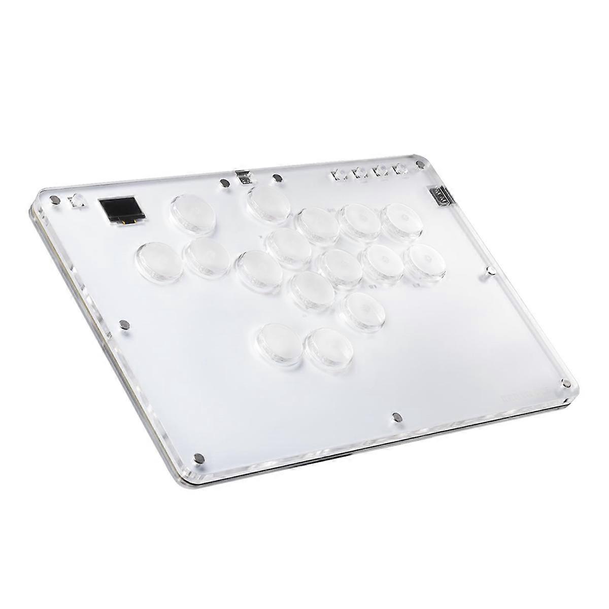 Leverless Arcade Stick Gaming Controller 16key Custom RGB Fighting Stick Controller Street Controll