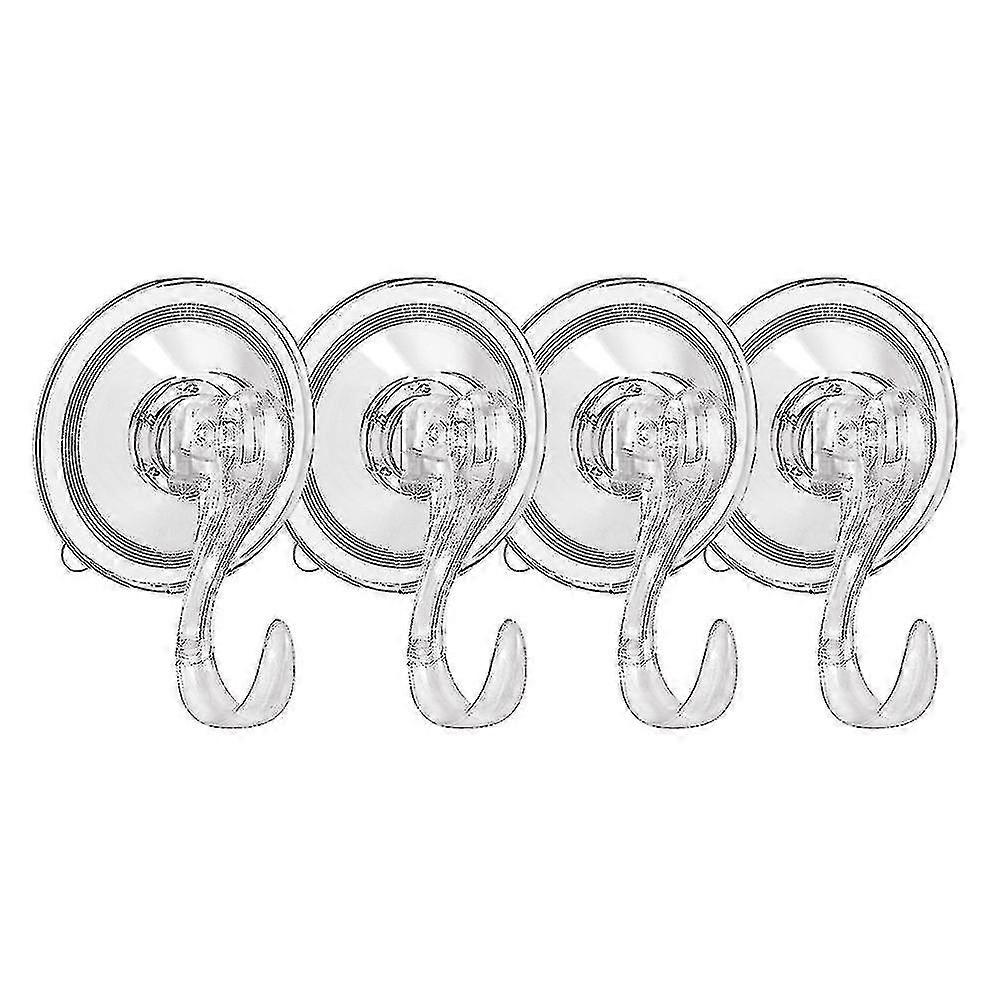 4 Pcs Suction Cup Hooks,reusable Heavy Duty Vacuum Suction Cup Hooks