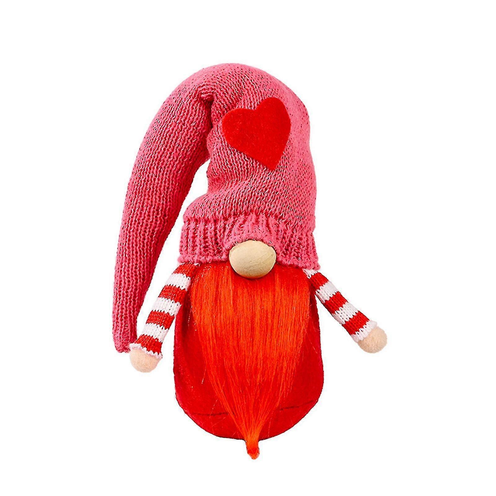 Cute Gnome Toy Non Woven Fabric Long Beard Tomte Dwarf