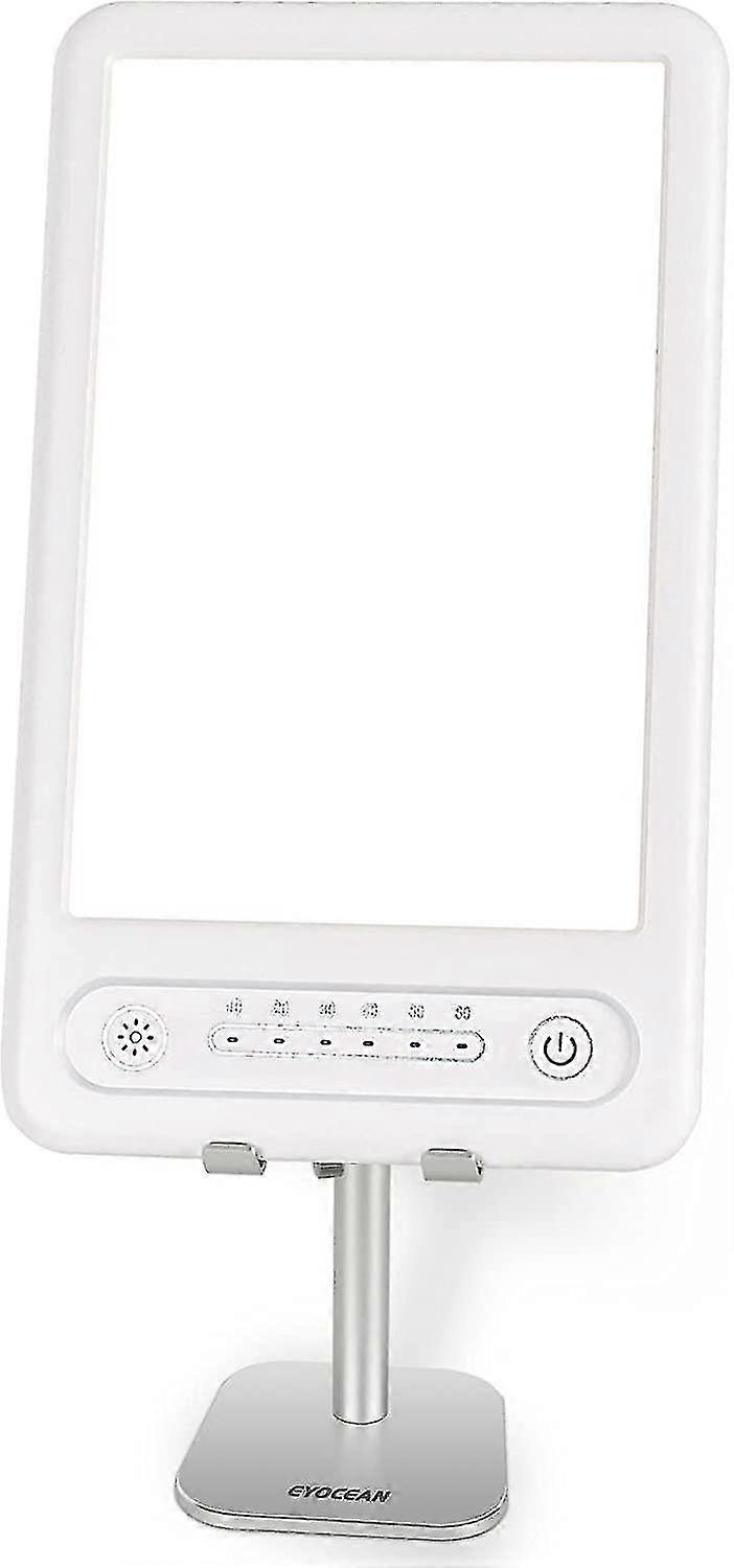 10,000 Lux Fluorescent Lamp - Dimmable Full Spectrum Lamp with 3 Light Colors, Timer, and Memory Function