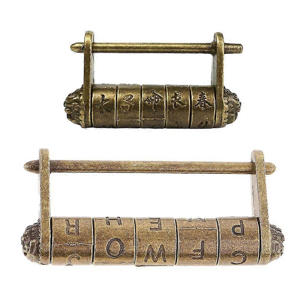 Vintage Alloy Password Lock