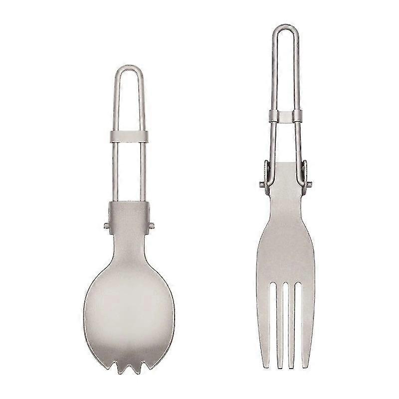 Toothed Spoon Outdoor Camping Picnic Spoon Fork