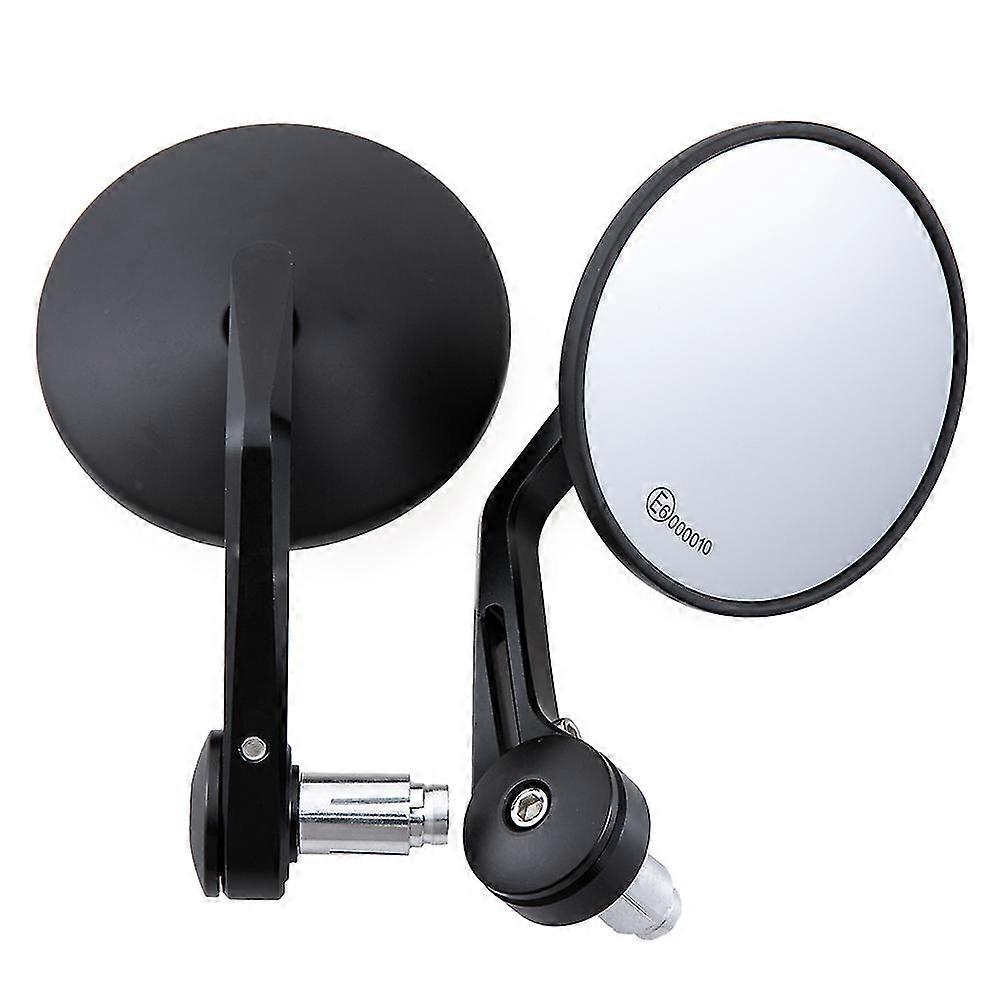Motorcycle Handlebar Bar End Mirrors Rearview Mirror Universal 7/8" 22mm Handle Round for Suzuki Honda Kawasaki Scooters DUCATI