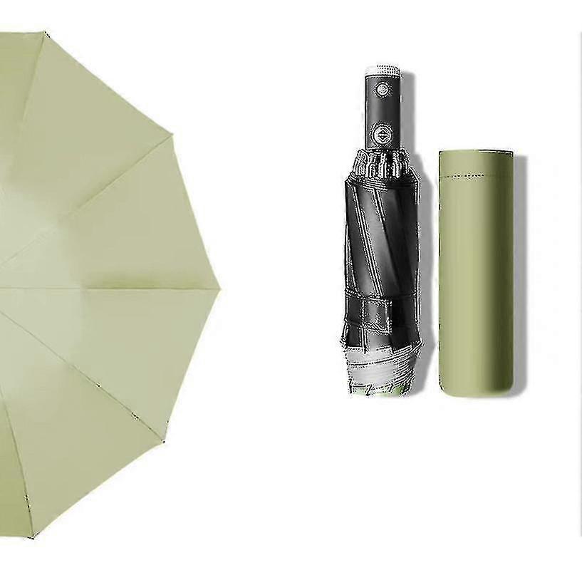 Umbrella With Led Light, Fully Automatic Aluminum Alloy Reflective Side Umbrella