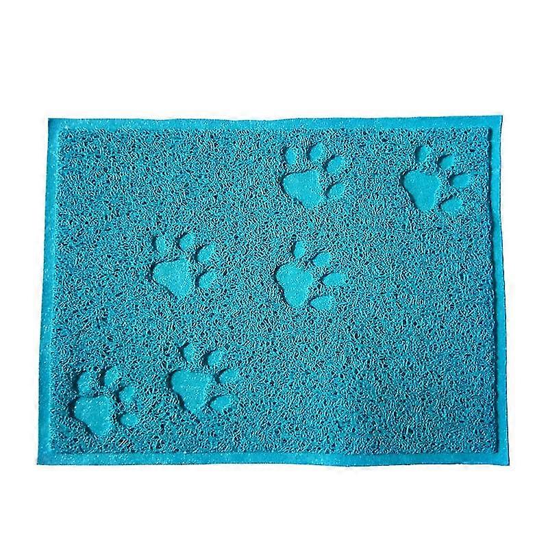 Rectangular Cat Litter Mat(1pcs,blue)