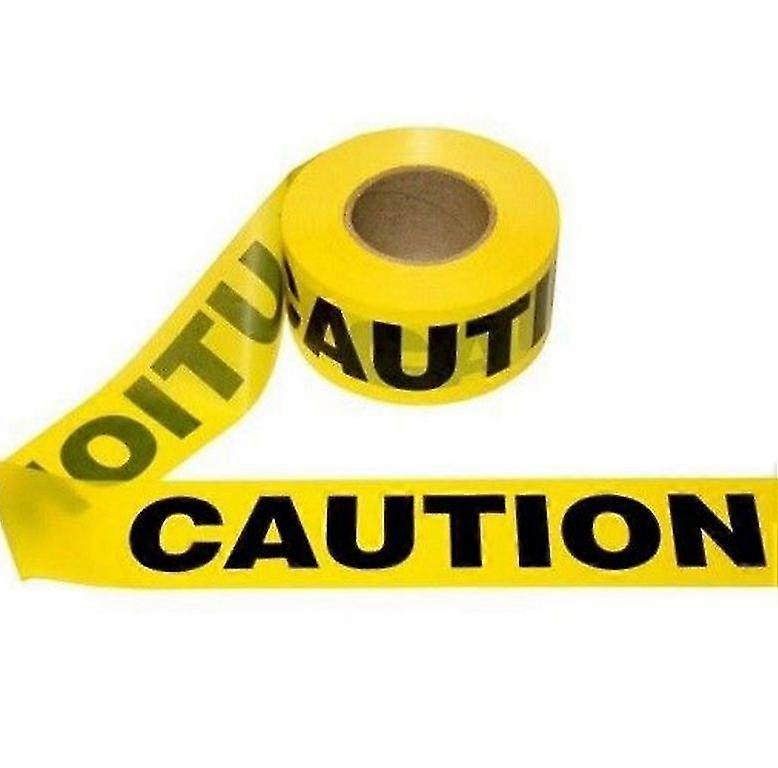 Caution Tape Roll Halloween Printed Caution Warning Safety Tape For Danger Area 7.5cmx100m