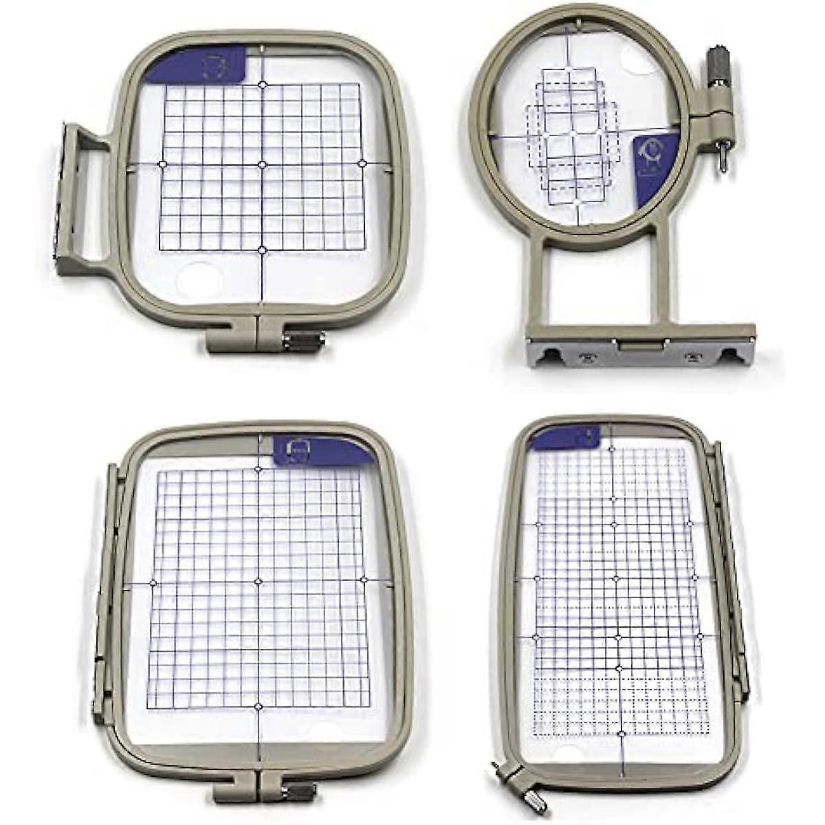 4pcs Sewing Machine Embroidery Frame Sewing Stretching Frame Embroidery Hoop