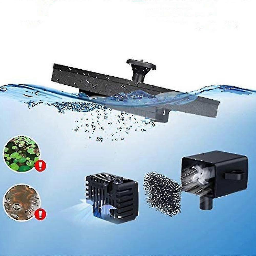Solar Fountain Birdbath Fountain Floating Fountain Outdoor Pool Fountain Decorative Fountain