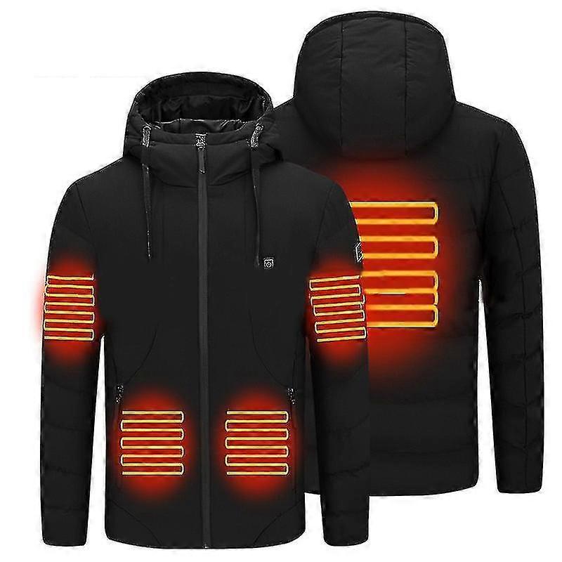 Heated Jacket, 5 Heating Panels 3 Temperature Level For Outdoor Sport