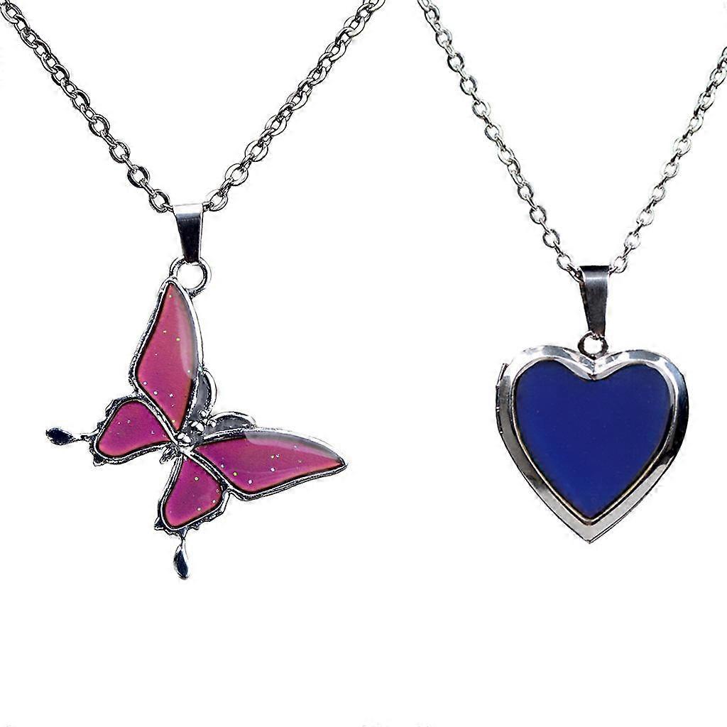 Ensemble de 2, mood pedant collier collier