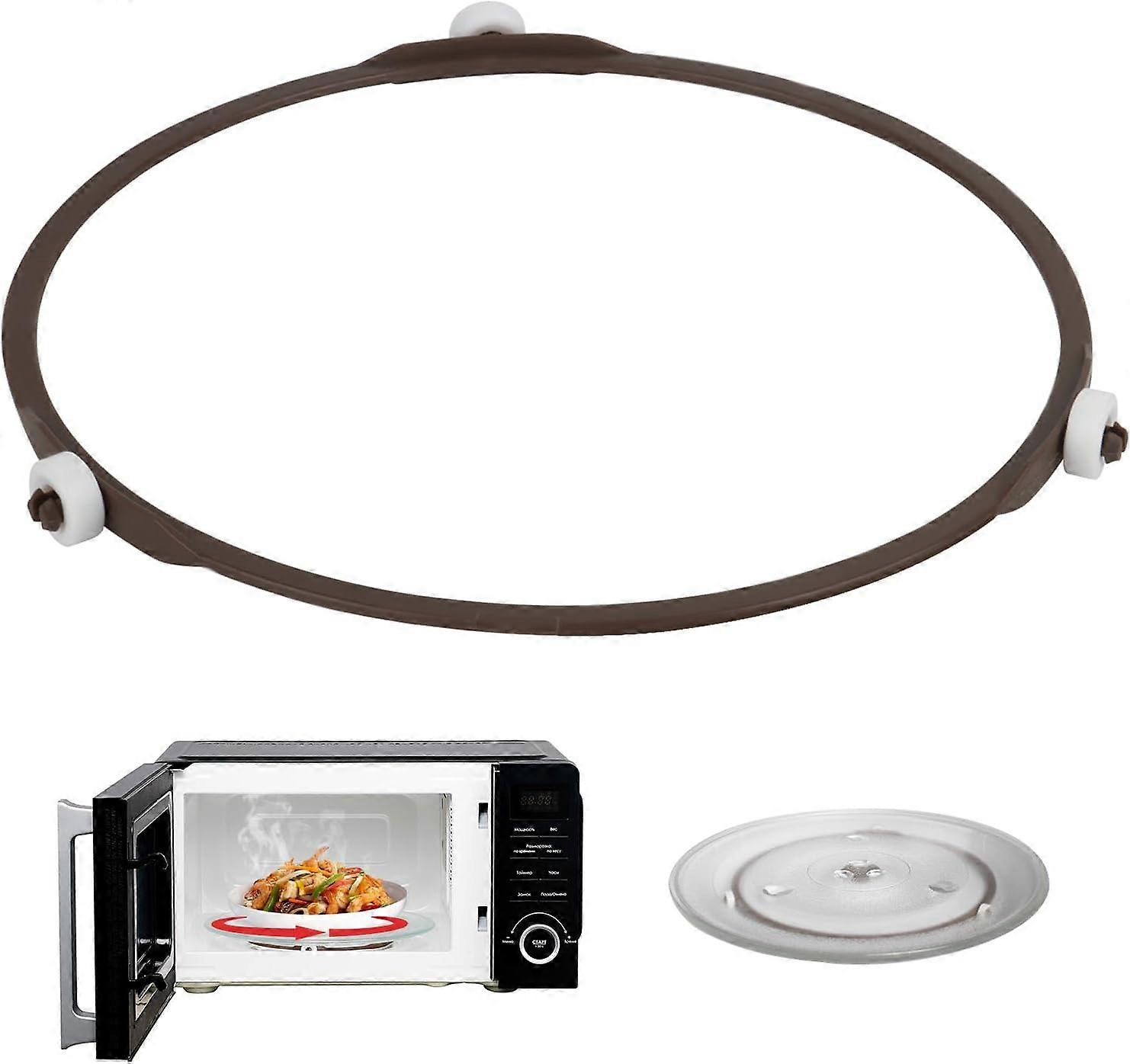 Microwave Stand, Microwave Turntable Ring, Universal Microwave Roller Ring, for Glass Turntable, for Base Plate, Swivel Ring (17.8cm)