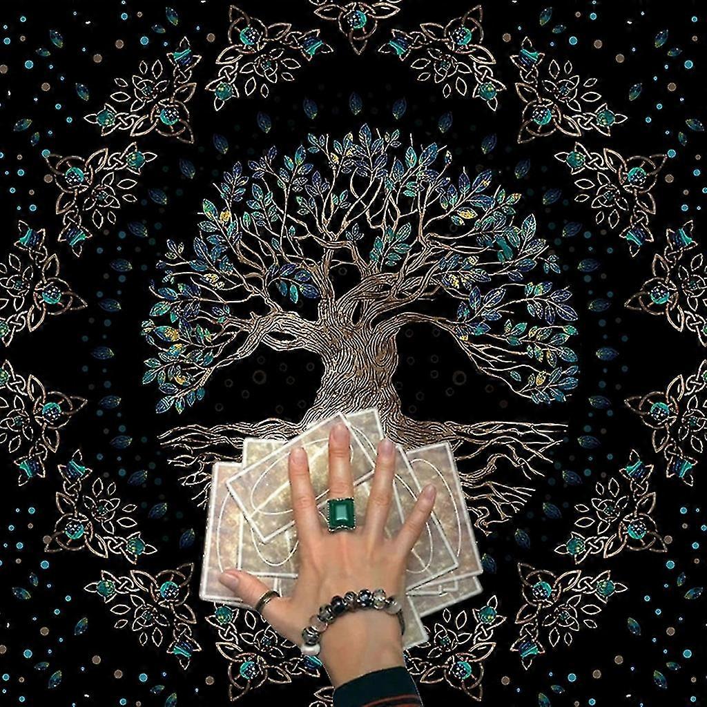 Astrology Stars Pendulum Dowsing Table Cover Divination Board Game Tablecloth