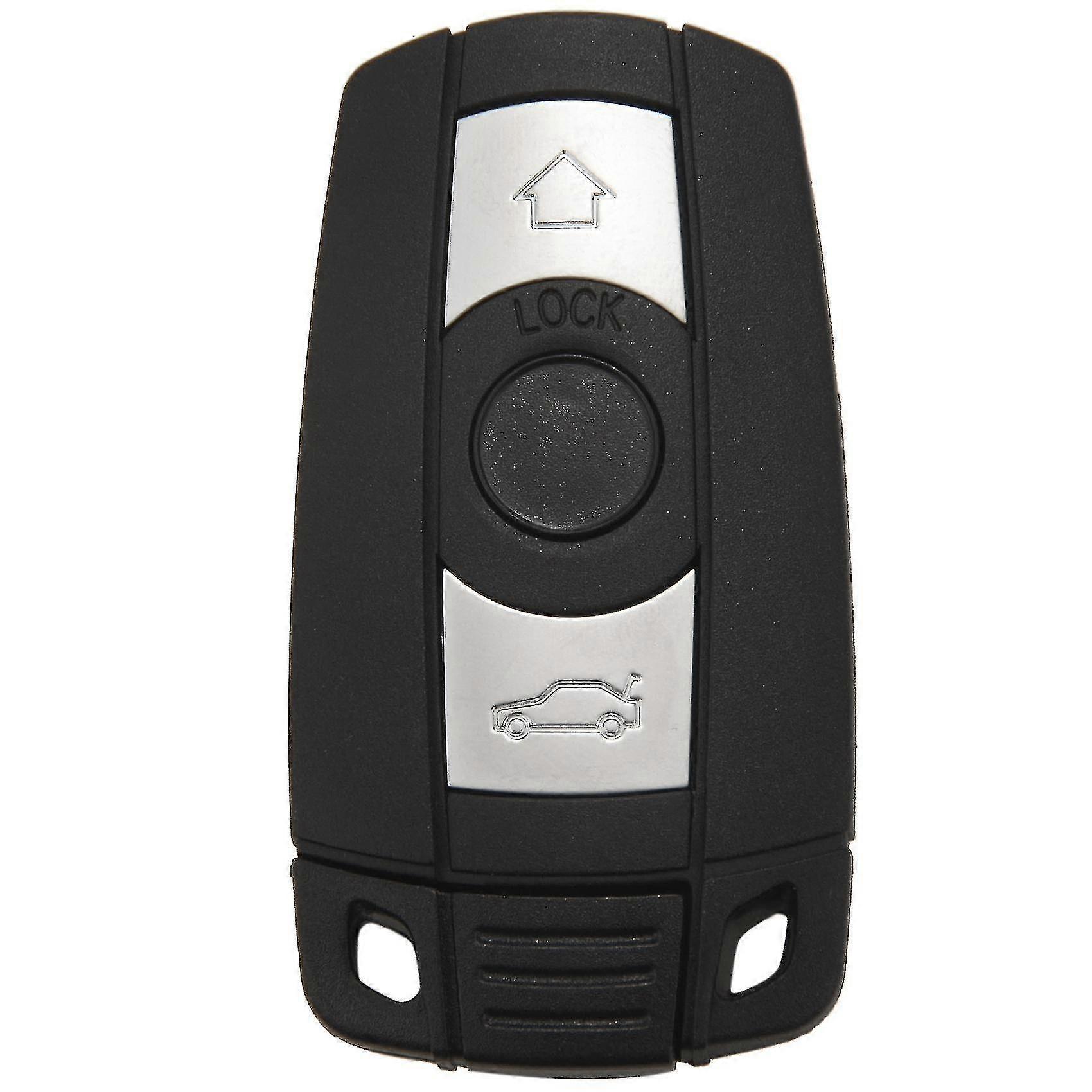 Replacement 3 Button Smart Remote Keyless Key Shell Fob Case Compatible Bmw 1 3 5 6 7 E90 E93 E92 M3 M5 X3 X5