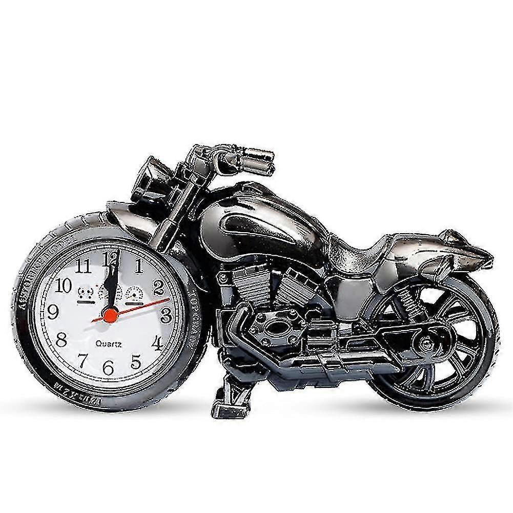 Creative Motorcycle Alarm Clock Table Desk Time Clock Motorbike Gift For Student