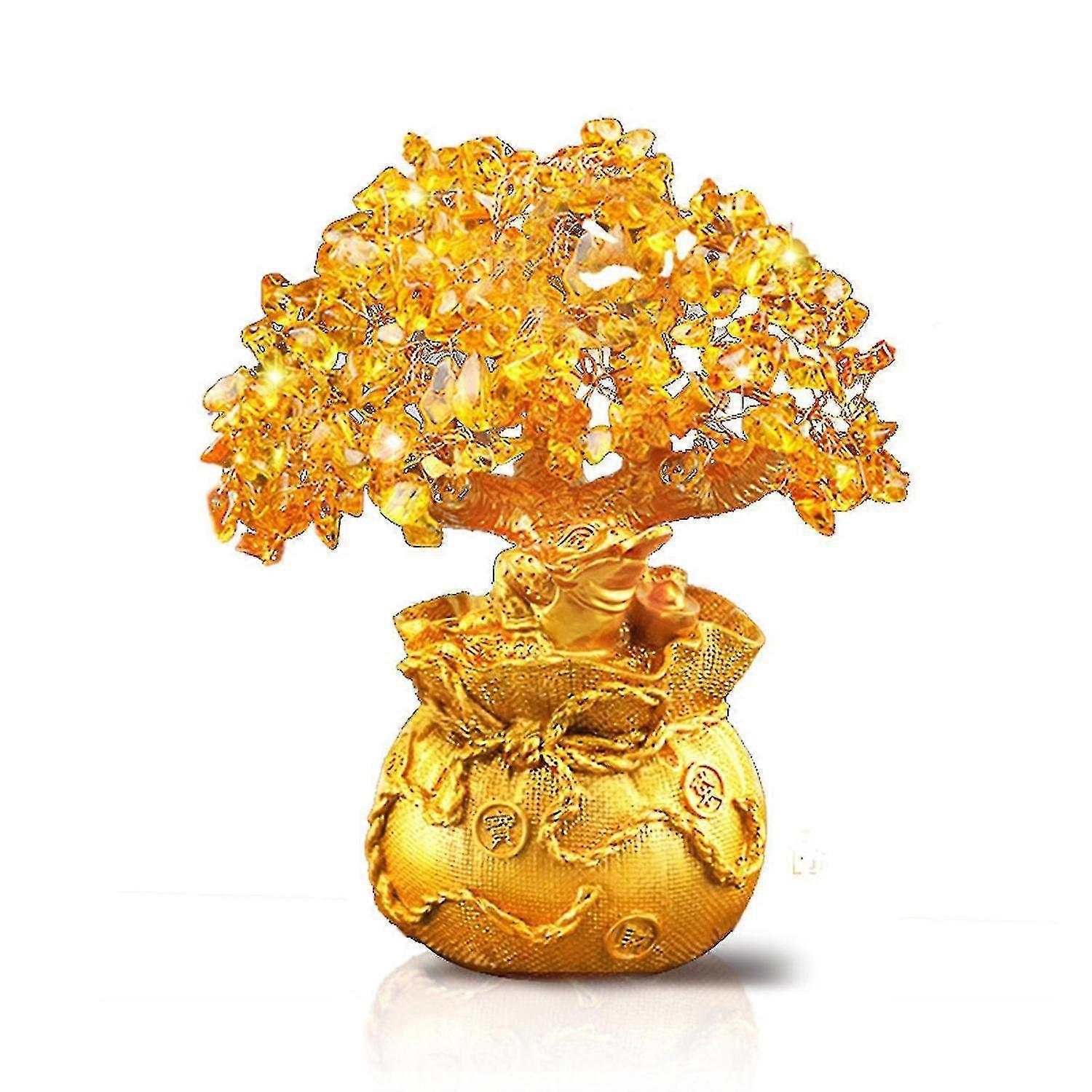Feng Shui Money Tree Office Home Table Feng Shui Decoration Crystal Money Tree For Wealth And Good